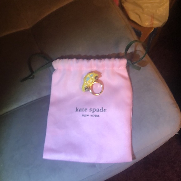 New Kate Spade ♠️ Yellow Taxi 🚕 Car Ring size 6 - Picture 15 of 17